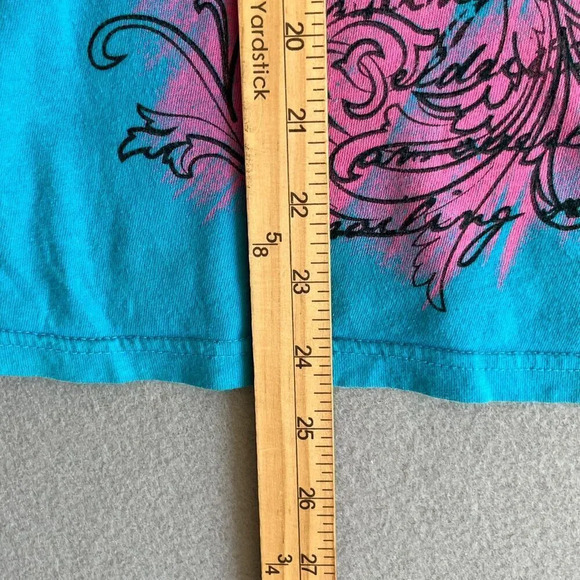 Rocker Girl All‎ Access Entertainment T-Shirt Girls XXL Blue Graphic T 90s Retro - Picture 4 of 5